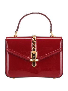 Gucci Sylvie 1969 Patent Leather Satchel