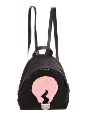 Fendi Mini Shearling Light Bulb Backpack