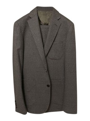 Hardy Amies Grey Wool Single Breasted Suit