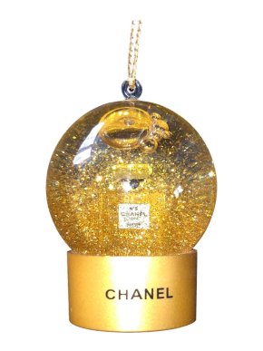 Chanel Gold Mini VIP Gift Snowglobe