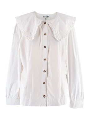 Ganni White cotton shirt