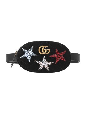 Gucci GG Marmont Velour Belt Bag