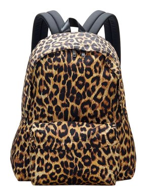 Celine Leopard Print Backpack