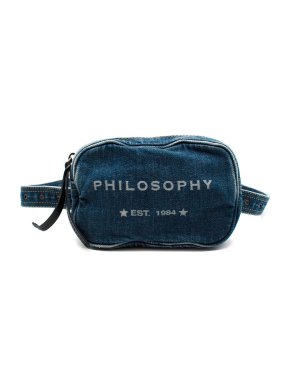 Philosophy di Lorenzo Serafini Blue Wash Denim Bag