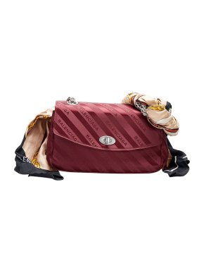 Balenciaga Satin Lock Round S