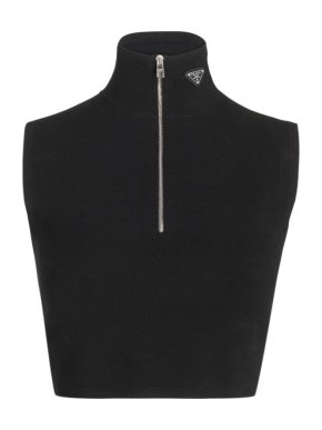 Prada Turtleneck Crop Top