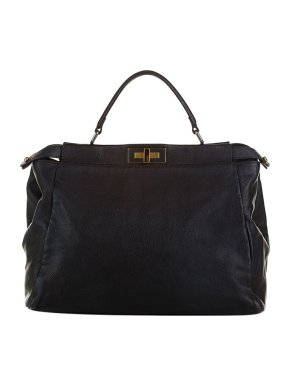 Fendi Leather Peekaboo Iconic Medium