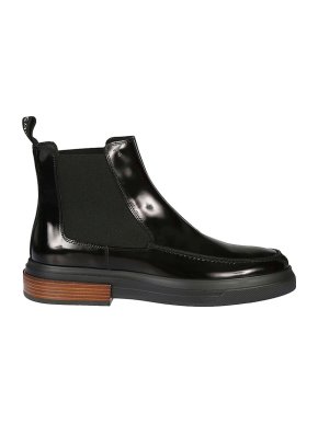 Patent Leather Chelsea Boots