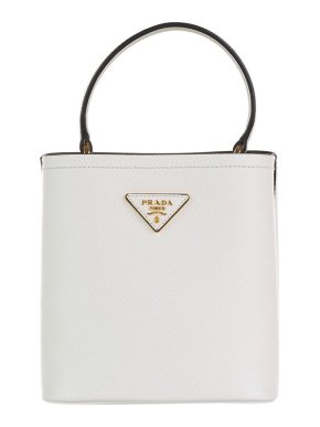 Prada Saffiano Cuir Small Panier Bag