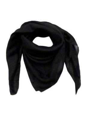 Alexander McQueen Black Sheer Skull Scarf