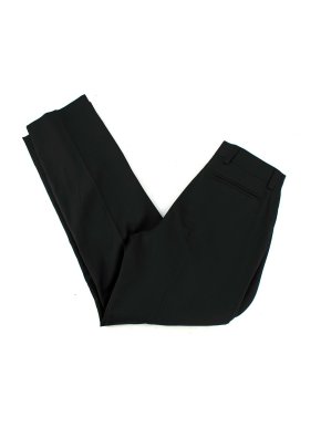 JW Anderson Black Scarf Tie Detail Wool Trousers