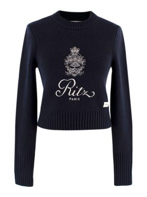 Frame Navy High Neck Knit