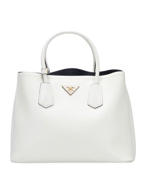 Prada Medium Saffiano Double Tote Bag