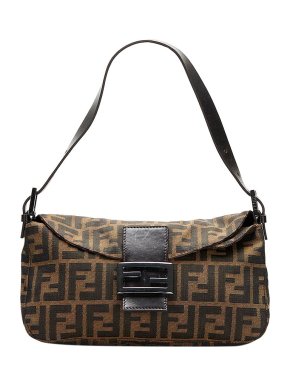 Fendi Vintage Zucca Canvas Baguette