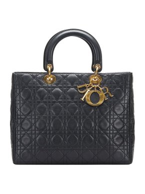 2001 Large Lambskin Lady Dior