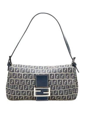 Fendi Vintage Zucchino Canvas Baguette