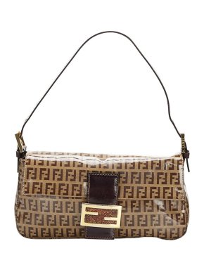 Fendi Vintage Zucchino Crystal Baguette