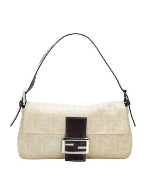 Fendi Vintage Zucca Canvas Baguette