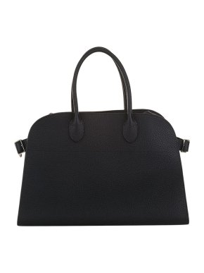 Grained Leather Soft Margaux 15 Bag