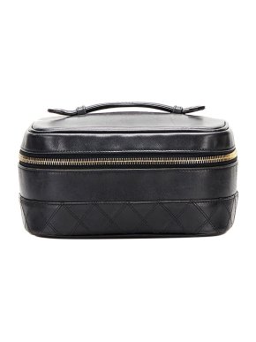Chanel 1991 Quilted Leather Vanity Bag