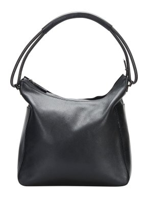 Gucci Vintage Black Leather Tote Bag