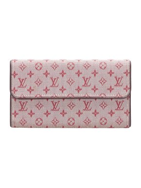 Louis Vuitton 2002 Monogram Mini Lin Porte Tresor Trifold Wallet