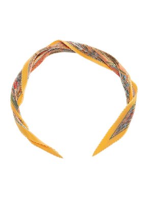 Hermes Axis Mundi Pleated Scarf