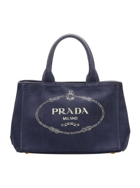 Prada Canapa Logo Tote