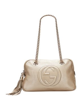 Louis Vuitton Metallic Soho Chain Zip Handbag