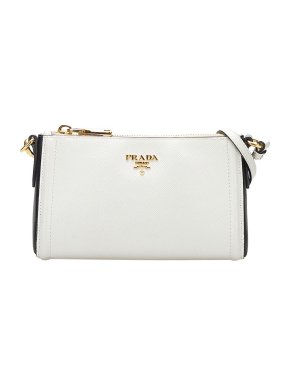 Prada Saffiano Lux Pochette Shoulder Bag