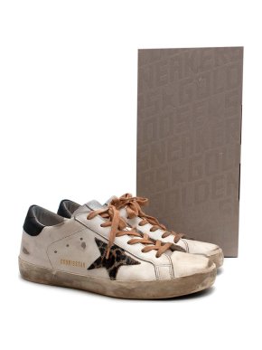 Golden Goose Superstar Leopard Print Sneakers