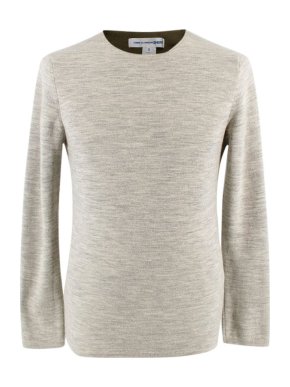 Comme des Garcons Shirt Wool Blend Melange Knit Jumper