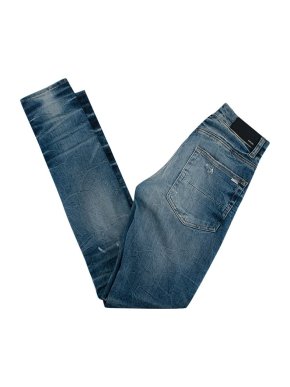 Amiri Blue Distressed Slim Fit Jeans