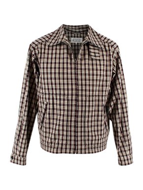 Maison Martin Margiela Checked Zip Harrington Jacket