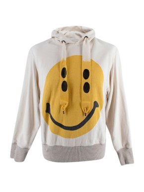 Kapital Smiley Printed Loopback Cotton Jersey Hoodie