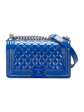 Chanel Medium Patent Boy Bag