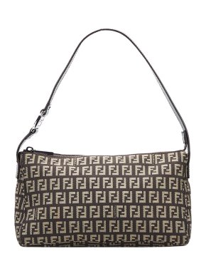 Fendi Zucchino Canvas Baguette