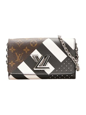 Louis Vuitton Monogram Studded Twist Chain Bag