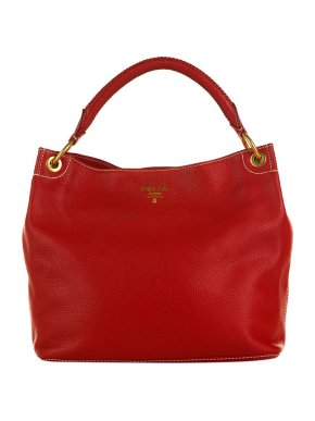 Prada Vitello Daino Hobo Tote