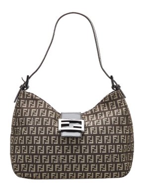 Fendi Zucchino Mamma Fold Baguette
