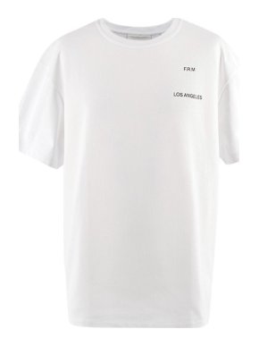 Frame White Cotton T-shirt