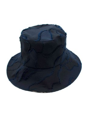 Dior Oblique Trimmed Navy Camo Bucket Hat - Size 57