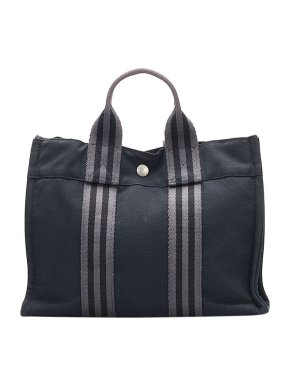 Hermes Fourre Tout PM Canvas Tote Bag