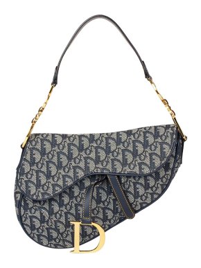Dior Vintage Oblique Saddle Bag