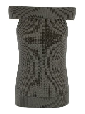 Hermes Khaki Knit Vest