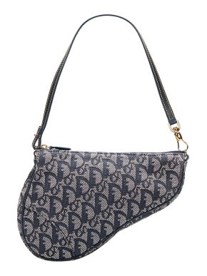 Dior Oblique Canvas Mini Saddle Bag