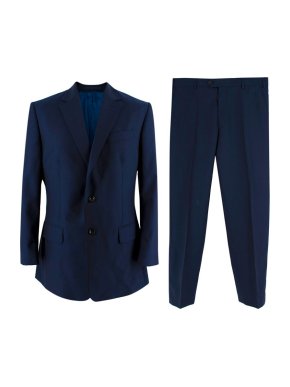 Harvie and Hudson Navy Blue Suit