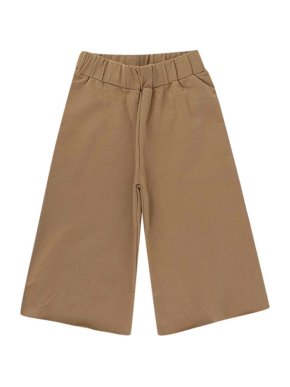 The Simple Folk Camel Wide Leg Fleece Trousers