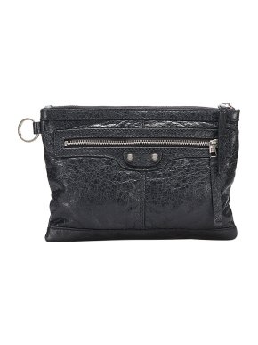 Balenciaga Motocross Classic Clip Clutch Bag