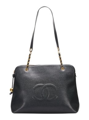Chanel Caviar XL CC Shoulder Bag
